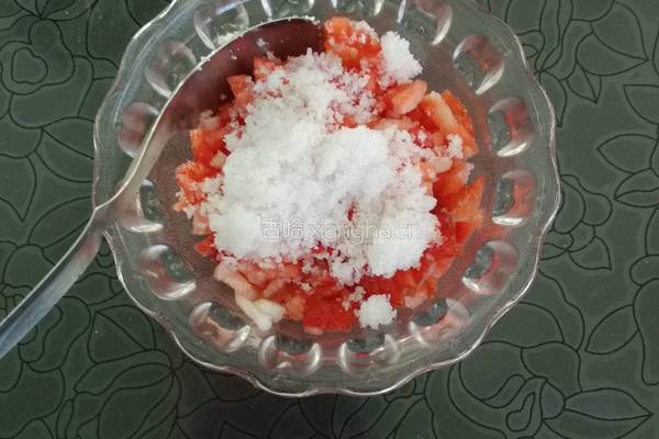 草莓果粒牛奶的做法图解4