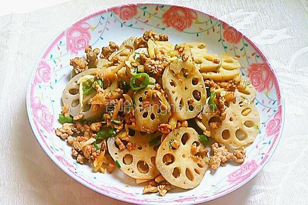 炝炒藕片