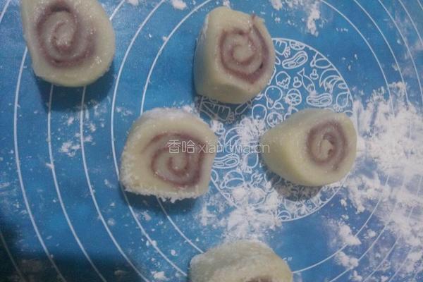 红豆沙椰蓉糯米卷的做法图解10
