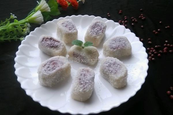 红豆沙椰蓉糯米卷的做法图解12