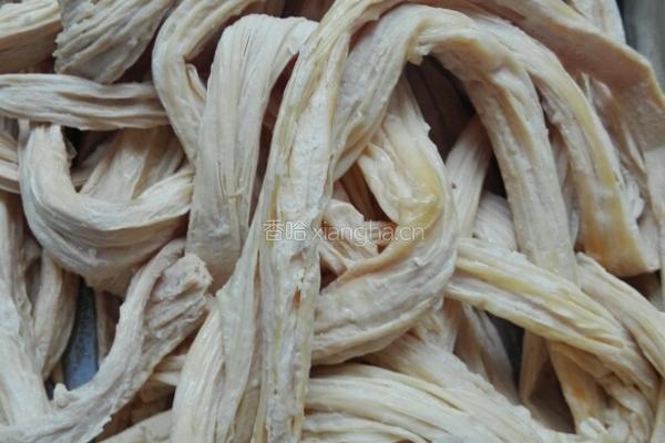 粉丝拌腐竹的做法图解1
