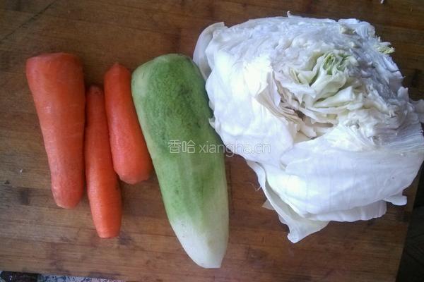 芥末菜的做法图解1