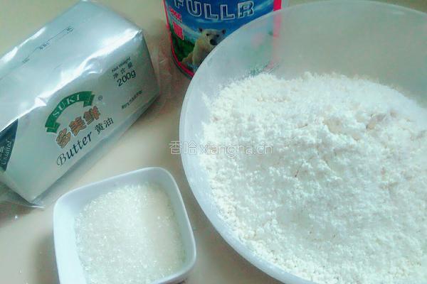 奶香饼干的做法图解1