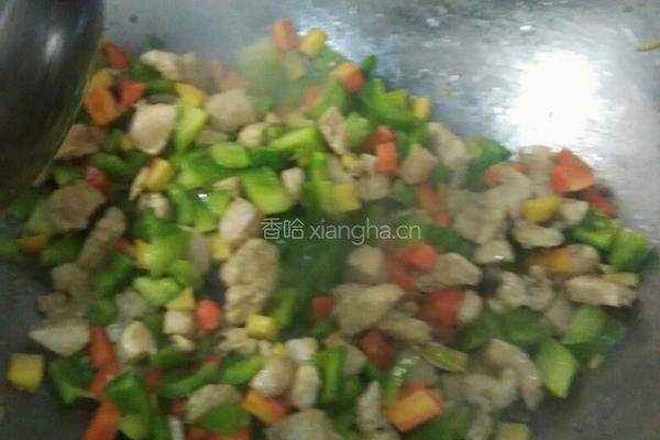 五彩鸡胸肉的做法图解10