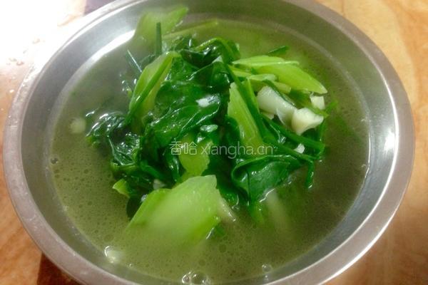 带汤厚合炒荞头