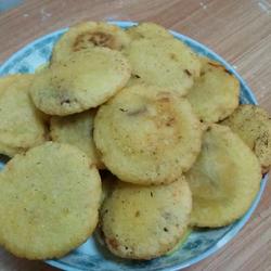 粘玉米面豆沙饼的做法[图]