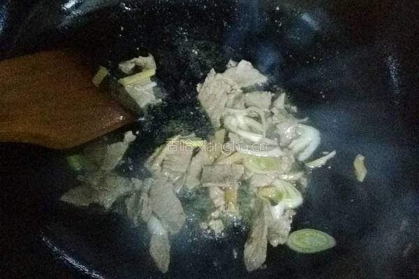 干豆腐炒牛肉的做法图解3