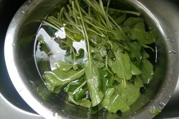 虾皮油麦菜的做法图解1