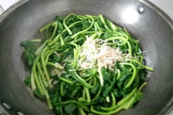 虾皮油麦菜的做法图解5