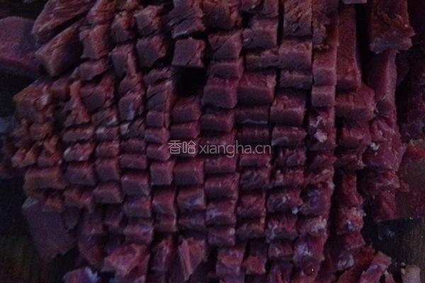 白菜拌牛肉的做法图解4