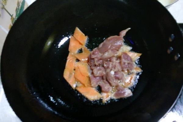 甜蜜豆炒肉的做法图解6