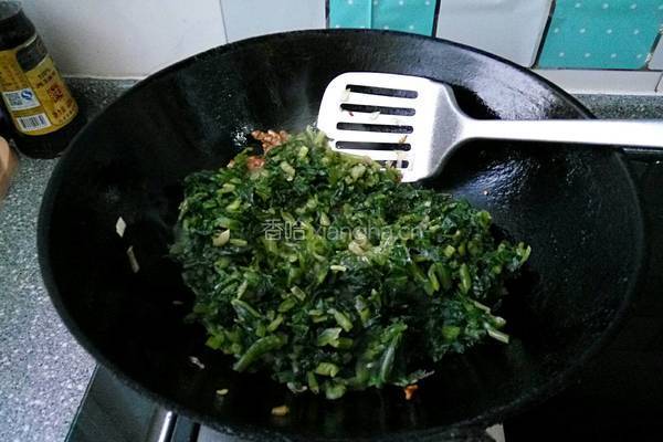 雪里蕻炒豆腐的做法图解6