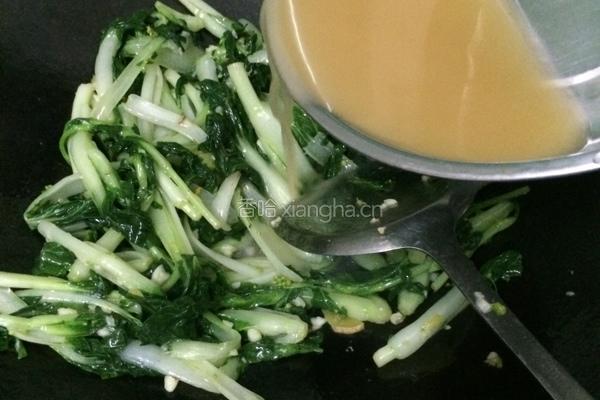 蒜蓉小白菜的做法图解6