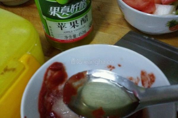 茄汁藕丁的做法图解4