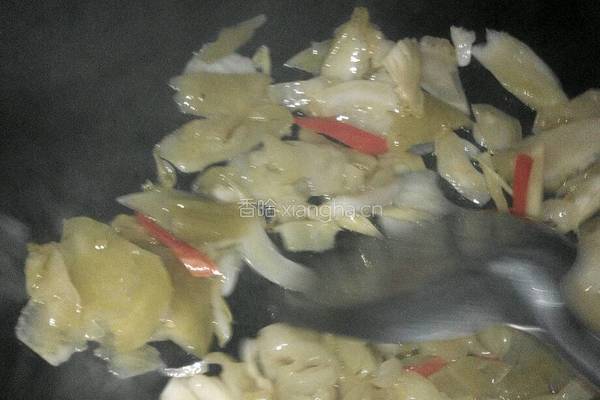 咸菜炒肉片的做法图解5