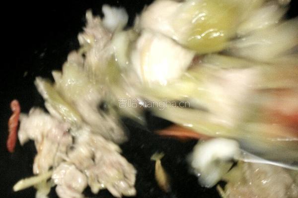 咸菜炒肉片的做法图解7