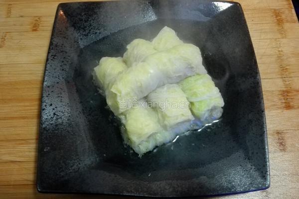白菜肉卷的做法图解8
