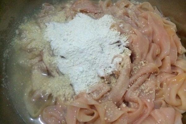 爆炒鸭肠的做法图解2