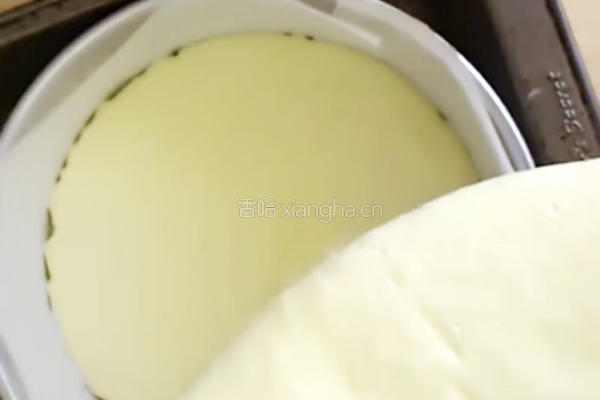 椰香轻芝士(乳酪)蛋糕的做法图解8