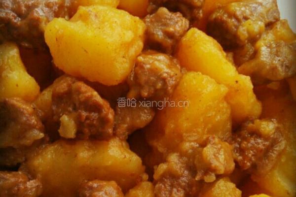 牛肉炖土豆的做法图解3