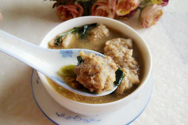 酸辣丸子汤