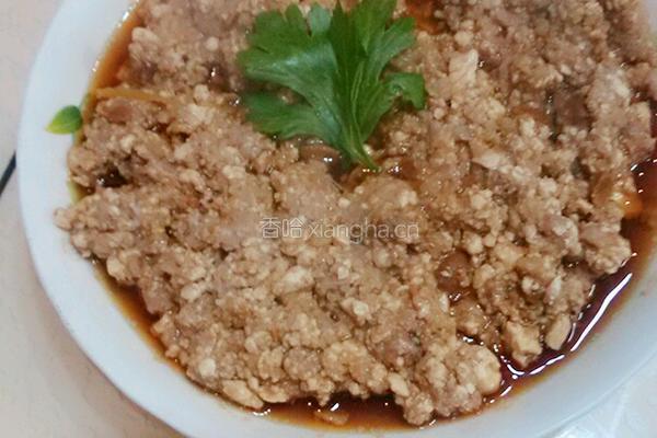 酱蒸肉泥豆腐的做法图解3