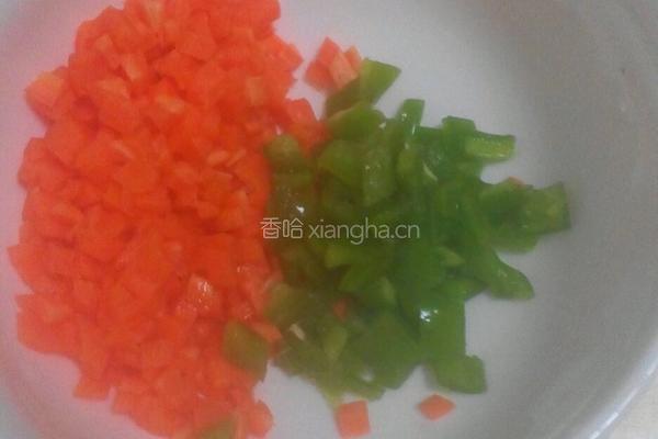 三色蛋炒饭的做法图解1