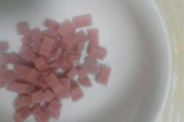 三色蛋炒饭的做法图解2