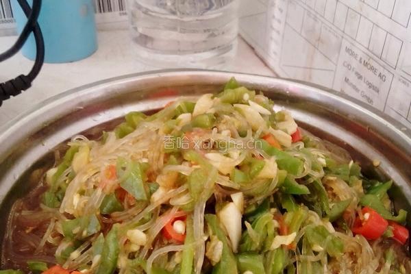 双椒粉丝煲的做法图解4