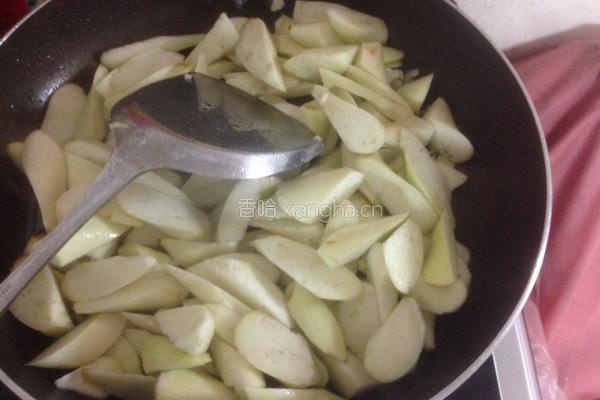白茄子焖黄豆腐的做法图解8
