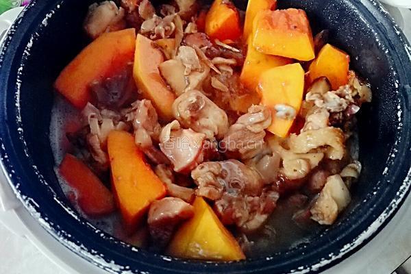 南瓜冬菇鸡肉饭的做法图解7
