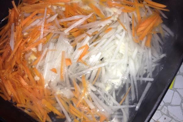 萝卜丝饼的做法图解3