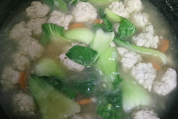 肉丸粉丝汤的做法图解3