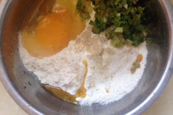 蔬菜鸡蛋饼的做法图解2