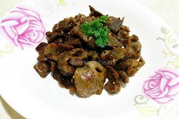干煸鸡胗的做法图解7
