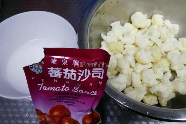 番茄菜花的做法图解1