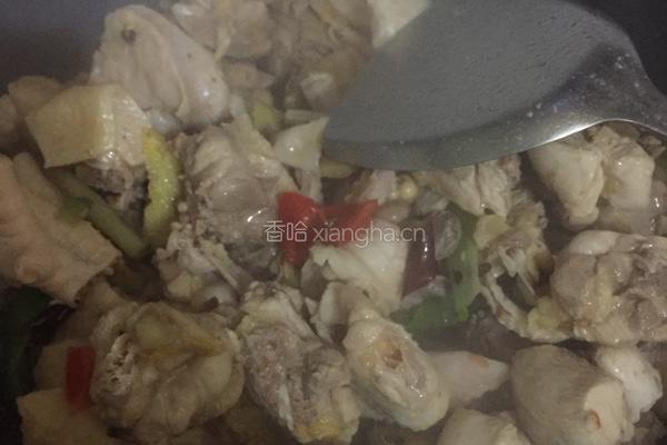 小鸡炖香菇的做法图解8