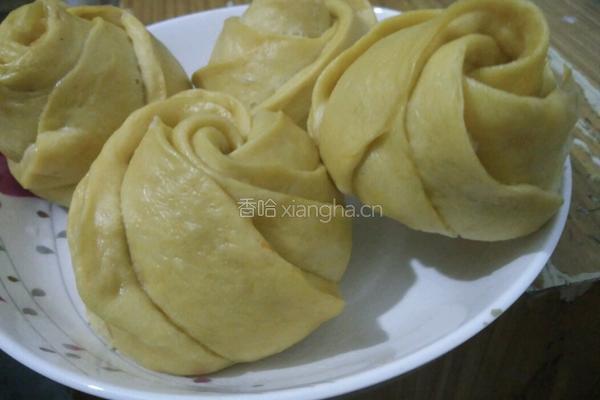 南瓜玫瑰卷的做法图解12