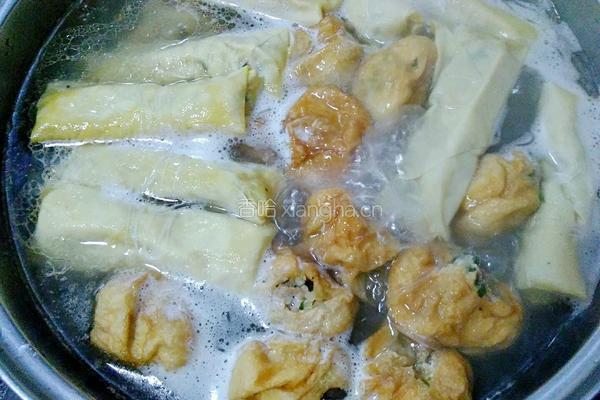 单档(面筋百叶汤)的做法图解12
