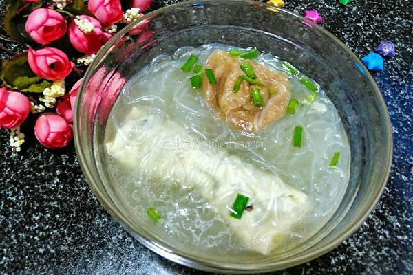 单档(面筋百叶汤)