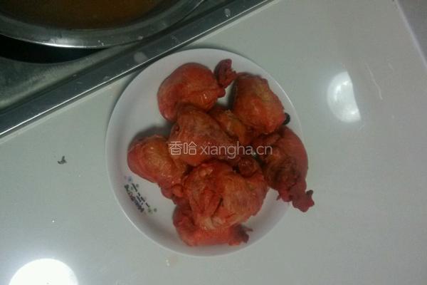 辣椒炒鸭肚的做法图解1