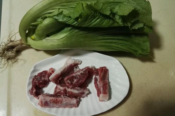 芥菜煲的做法图解1