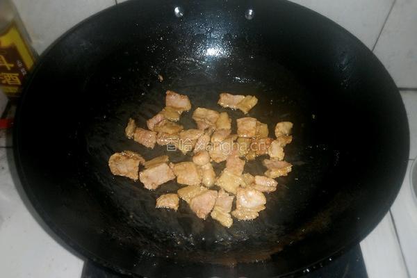 紫苏豆角炒肉片的做法图解3