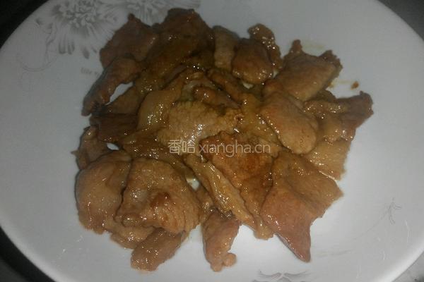 紫苏豆角炒肉片的做法图解4