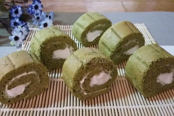 抹茶蛋糕卷的做法图解22