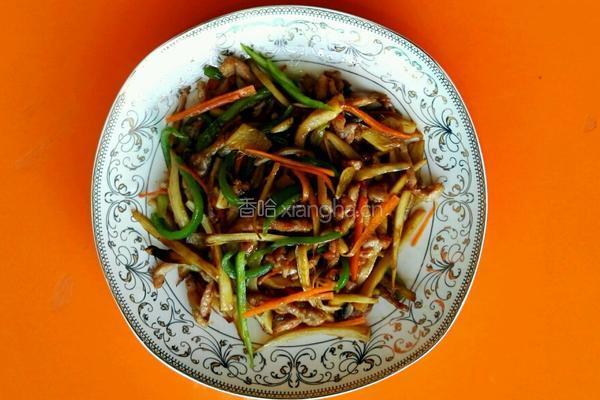 干煸杏鲍菇的做法图解6