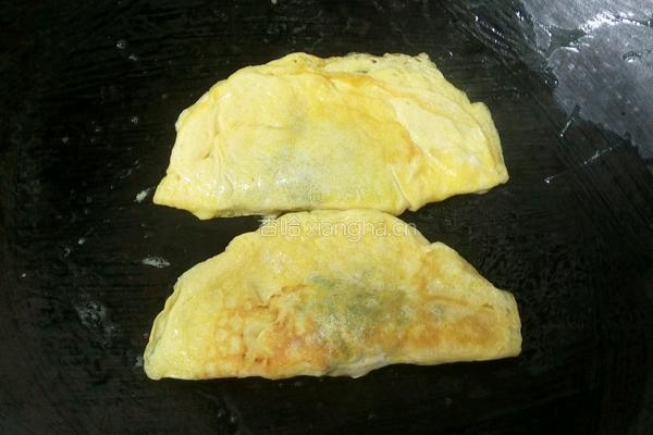 蒸煎鸡蛋饺的做法图解4