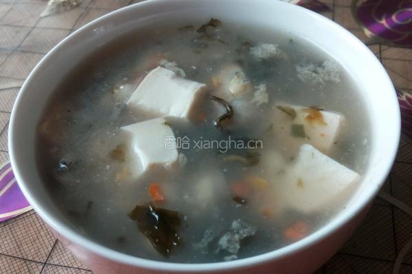 海蛎豆腐汤的做法图解4