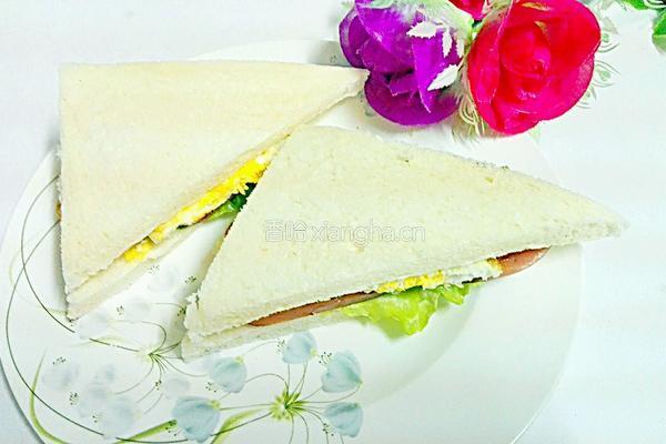 鸡蛋三明治的做法图解9