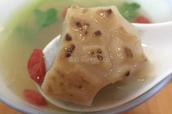 野生大花菇煲排骨汤的做法图解5